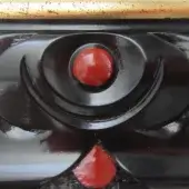 LNR-Black Lacquered with Gold and Red